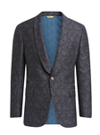 Navy and Grey Paisley Jacquard Men Dinner Jacket | Hickey Freeman Jackets Collection | Sam's Tailoring Fine Men Clothing