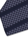 Navy and Blue Sartorial Silk Tie | Italo Ferretti Spring Summer Collection | Sam's Tailoring