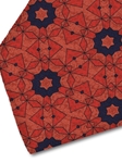 Red, Pink & Navy Paisley Sartorial Silk Tie | Italo Ferretti Spring Summer Collection | Sam's Tailoring