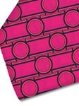 Pink and Black Sartorial Silk Tie | Italo Ferretti Fine Ties Collection | Sam's Tailoring