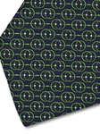 Navy and Green Sartorial Silk Tie | Italo Ferretti Fine Ties Collection | Sam's Tailoring