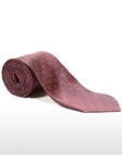 Blue and Burgundy Patterned Tailored Silk Tie | Italo Ferretti Fine Ties Collection | Sam's Tailoring