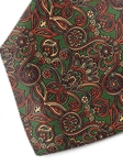 Green, Wine & Orange Sartorial Silk Tie | Italo Ferretti Ties Collection | Sam's Tailoring Fine Men Clothing