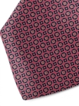 Pink and Black Sartorial Silk Tie | Italo Ferretti Ties Collection | Sam's Tailoring Fine Men Clothing