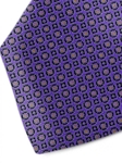 Brown Dots With Blue Sartorial Silk Tie | Italo Ferretti Ties Collection | Sam's Tailoring Fine Men Clothing