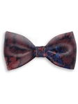 Wine, Black & Blue Sartorial Handmade Silk Bow Tie | Bow Ties Collection | Sam's Tailoring Fine Men Clothing