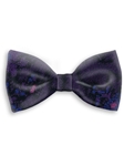 Violet, Black & Blue Sartorial Handmade Silk Bow Tie | Bow Ties Collection | Sam's Tailoring Fine Men Clothing