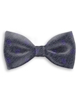 Blue Denim Sartorial Handmade Silk Bow Tie | Bow Ties Collection | Sam's Tailoring Fine Men Clothing