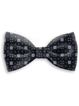 Black & White Dots Sartorial Handmade Silk Bow Tie | Bow Ties Collection | Sam's Tailoring Fine Men Clothing