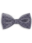 Black and Gray Floral Sartorial Silk Bow Tie | Bow Ties Collection | Sam's Tailoring Fine Men Clothing