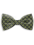 Navy and Green Floral Sartorial Silk Bow Tie | Bow Ties Collection | Sam's Tailoring Fine Men Clothing