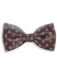 Brown and Gray Sartorial Handmade Silk Bow Tie | Bow Ties Collection | Sam's Tailoring Fine Men Clothing