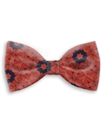 Red and Navy Sartorial Handmade Silk Bow Tie | Bow Ties Collection | Sam's Tailoring Fine Men Clothing