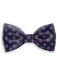 Black, Gray & Violet Sartorial Silk Bow Tie | Bow Ties Collection | Sam's Tailoring Fine Men Clothing