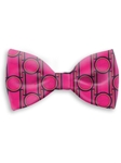 Pink, Black & Orange Sartorial Silk Bow Tie | Bow Ties Collection | Sam's Tailoring Fine Men Clothing