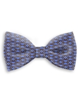 Sky Blue & Brown Sartorial Handmade Silk Bow Tie | Bow Ties Collection | Sam's Tailoring Fine Men Clothing