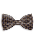 Navy and Orange Sartorial Handmade Silk Bow Tie | Bow Ties Collection | Sam's Tailoring Fine Men Clothing