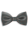 Sea Green & Orange Sartorial Handmade Silk Bow Tie | Bow Ties Collection | Sam's Tailoring Fine Men Clothing