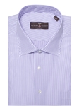 Blue and Sky Stripe Estate Sutter Classic Dress Shirt | Dress Shirts Collection | Sam's Tailoring Fine Men Clothing