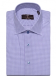 Iris Small Check Design Estate Sutter Tailored Dress Shirt | Dress Shirts Collection | Sam's Tailoring Fine Men Clothing