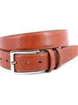 Tan Shrunken Bull Shoulder Fine Leather Belt | Torino leather New Belts | Sam's Tailoring Fine Men Clothing