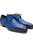 Ocean Genuine Ostrich Derby Men Shoes| Fine Men Derby Shoes | Sam's Tailoring Fine Men Clothing