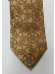 Gold With Wine & Green Paisley Silk Tie | Jane Barnes Silk Ties | Sam's Tailoring Fine Men's Clothing