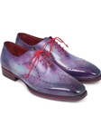 Purple Goodyear Welted Wingtip Oxford | Men's Oxford Shoes Collection | Sam's Tailoring Fine Men Clothing