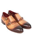 Double Tone Monkstrap Men's Shoe | Handmade Monk Straps Shoes | Sam's Tailoring Fine Men Clothing