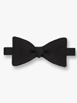 Black Satin Silk Men's Bow Tie | Bow Ties Collection | Sam's Tailoring Fine Men Clothing