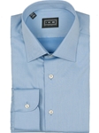 Blue Twill Ike By Ike Behar Fine Dress Shirt  | IKE Behar Dress Shirts | Sam's Tailoring Fine Men's Clothing