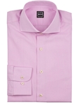 Pink Gingham Cut Away Collar Dress Shirt | IKE Behar Dress Shirts | Sam's Tailoring Fine Men's Clothing