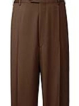 Hart Schaffner Marx Wool/Cashmere Brown Pleated Trouser 562-389681 - Trousers | Sam's Tailoring Fine Men's Clothing