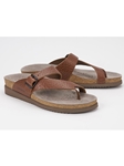 Desert Smooth Leather Buckle Fastener Sandal | Women's Classic Sandals | Sams Tailoring