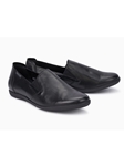 Black Smooth Leather Women's Flat Shoe | Women's Flat Shoes | Sams Tailoring