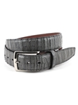 Grey South American Caiman Men's Belt | Torino Leather Exotic Belts | Sam's Tailoring Fine Men Clothing