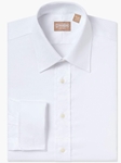 White Broadcloth Pique Tuxedo Shirt | Gitman Formal Wear | Sam's Tailoring Fine Men Clothing