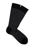 Black Pima Cotton Lisle Birdseye Sock | Marcoliani Socks Collection | Sam's Tailoring Fine Men's Clothing