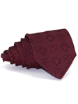 Wine & Black Sartorial Silk Necktie | Italo Ferretti Ties | Sam's Tailoring Fine Men Clothing