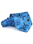 Blue And Black Sartorial Silk Necktie | Italo Ferretti Ties | Sam's Tailoring Fine Men Clothing