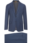 Slate Blue Super 160's Honeyway Wool Suit | Hickey Freeman Suit Collection | Sam's Tailoring Fine Men Clothing