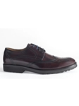 Antique Burgundy Cardiff Calf Leather Shoe | Belvedere Shoes Collection | Sam's Tailoring Fine Men Clothing