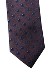 Purple with Blue Medallion Corporate Executive Estate Tie | Estate Ties Collection | Sam's Tailoring Fine Men's Clothing