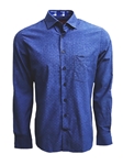 Blue Mini Tone On Tone Pattern Arlington Men Shirt | Georg Roth Shirts | Sams Tailoring Fine Mens Clothing