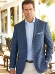 Navy James Year Round Wool Tonal Paid Sport Coat | Bobby Jones Sport Coats Collection | Sams Tailoring Fine Men's Clothing