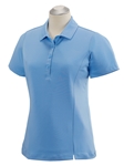 Sky Blue Taylor Performance Short Sleeve Women's Polo | Bobby Jones Women's Polos | Sam's Tailoring Fine Women's Clothing