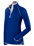 Marina Pima Cotton Solid Quarter Zip Women's Pullover | Bobby Jones Women's Pullovers | Sam's Tailoring Fine Women's Clothing