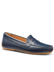 Navy Leather Hand Crafted Women's Shoe | Samuel Hubbard Women Shoes | Sam's Tailoring Fine Men Clothing