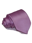 Pink & Light Blue Micro Print Polka Dots Silk Tie | Italo Ferretti Ties | Sam's Tailoring Fine Men's Clothing