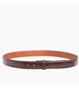 Brown Mignon Pebble Leather XL Belt Strap | Trafalgar Belt Straps Collection | Sams Tailoring Fine Men's Clothing